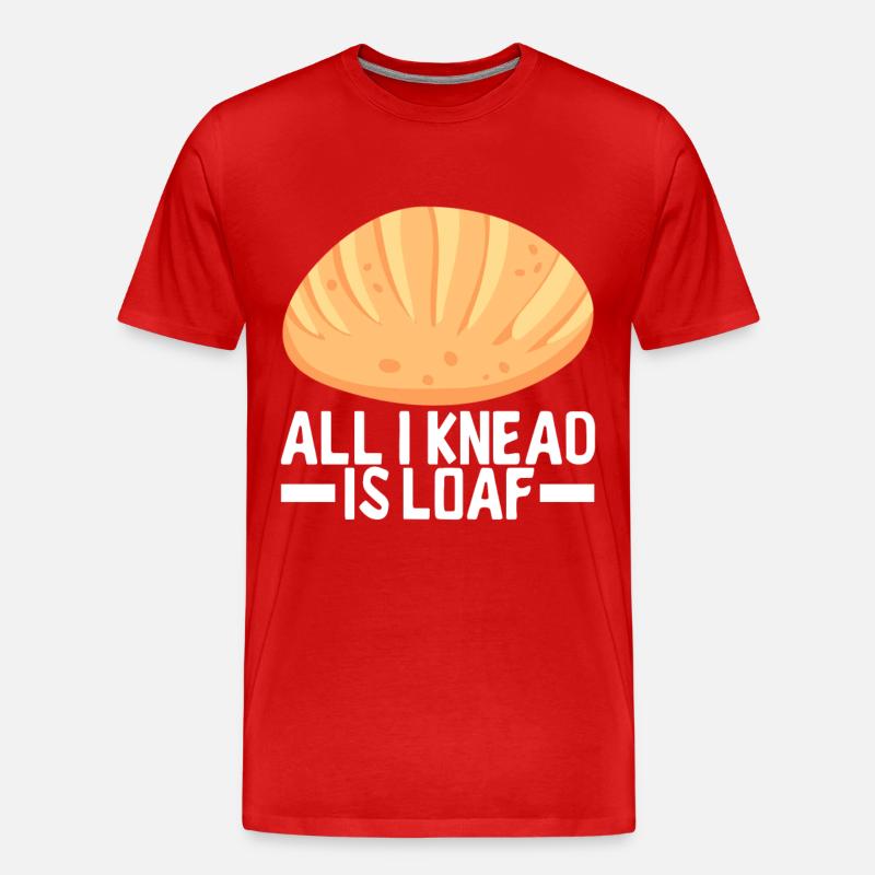 Bäcker Bäckerei Backen - Männer Premium Bio T-Shirt - Rot