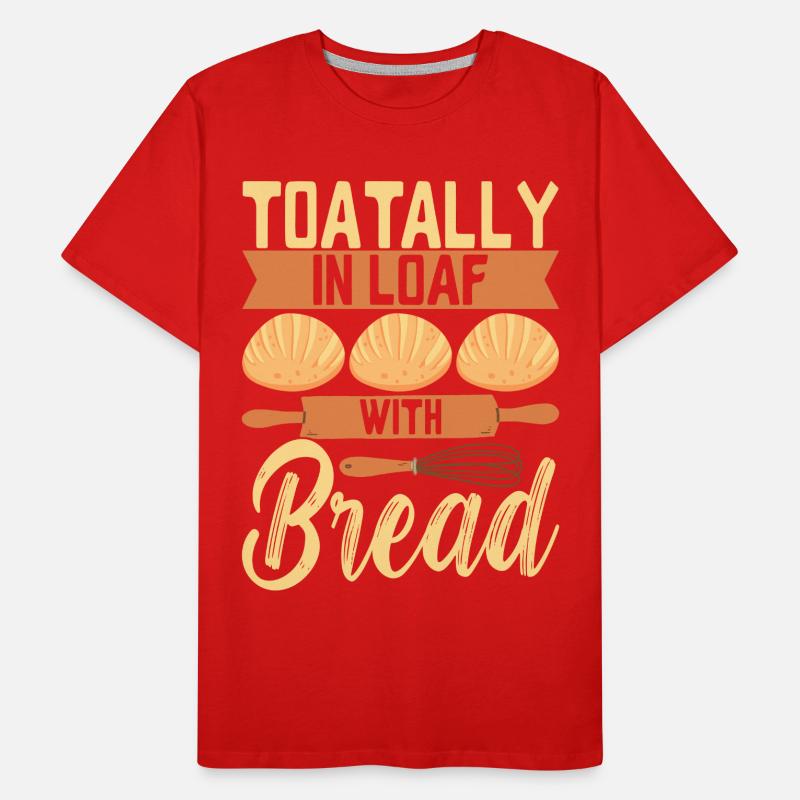Baker Bakery Baking Men's Premium Organic T-Shirt