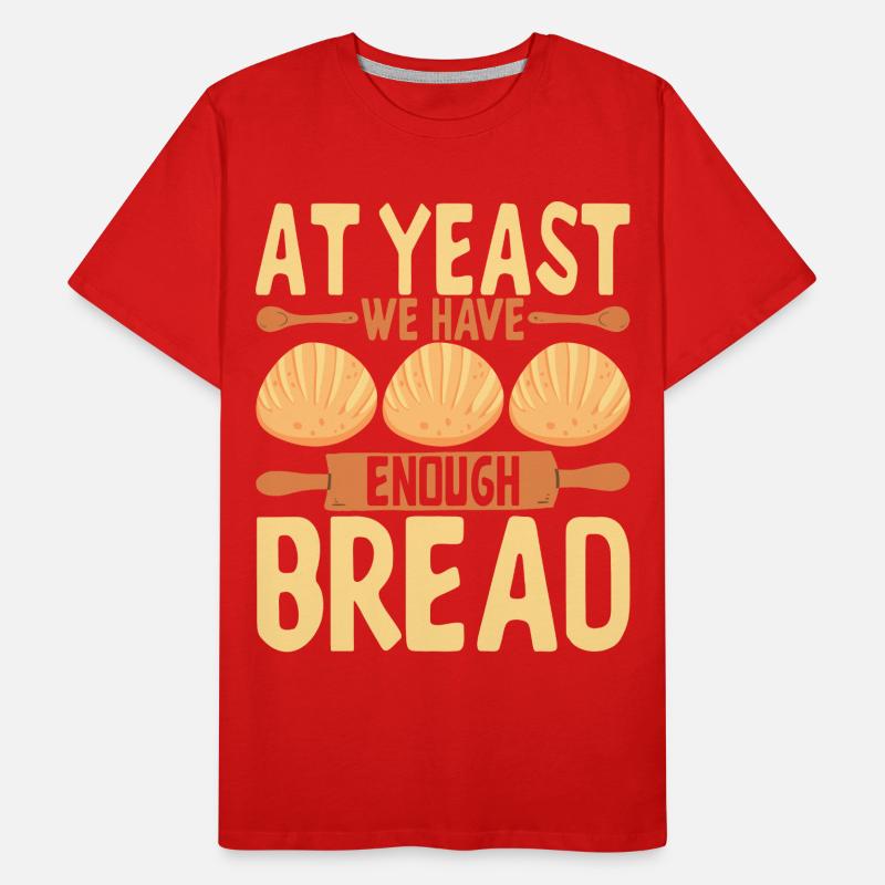 Baker Bakery Baking Men's Premium Organic T-Shirt