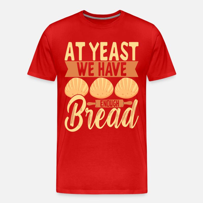 Bäcker Bäckerei Backen - Männer Premium Bio T-Shirt - Rot