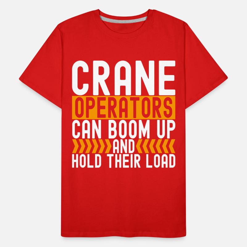 Crane operator Crane driver Men's Premium Organic T-Shirt