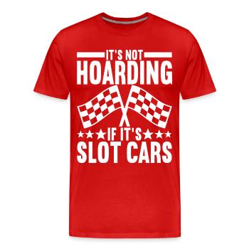 Slotcar Slotracing - Männer Premium Bio T-Shirt - Rot - Vorne - Damien (186cm)