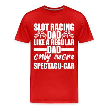 Slotcar Slotracing - Männer Premium Bio T-Shirt - Rot - Vorne - Damien (186cm)