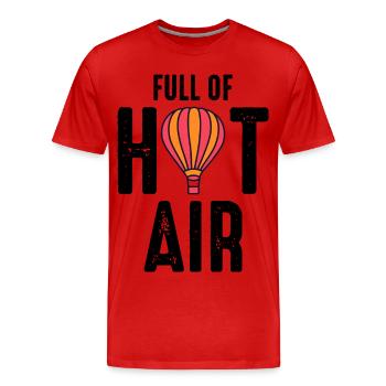 Montgolfière Montgolfière Montgolfière - T-shirt bio Premium Homme - rouge - Devant - Damien (186cm)