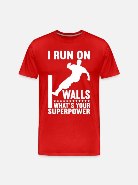 Parkour Freerunning - Men's Premium Organic T-Shirt - red