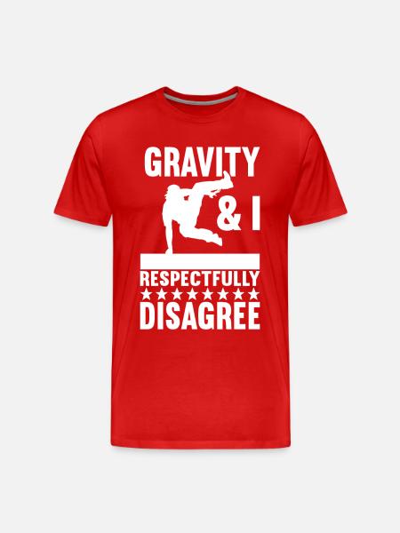 Parkour Freerunning - Men's Premium Organic T-Shirt - red