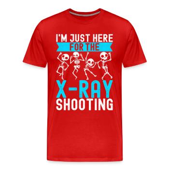 Radiologie Radiologe - Männer Premium Bio T-Shirt - Rot - Vorne - Damien (186cm)
