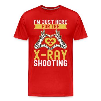 Radiologie Radiologe - Männer Premium Bio T-Shirt - Rot - Vorne - Damien (186cm)