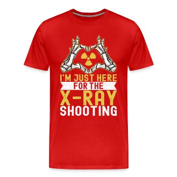 Radiologie Radiologe - Männer Premium Bio T-Shirt - Rot - Vorne - Damien (186cm)