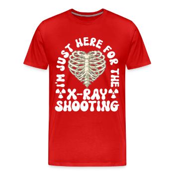 Radiologie Radiologe - Männer Premium Bio T-Shirt - Rot - Vorne - Damien (186cm)
