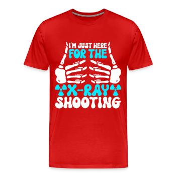 Radiologie Radiologe - Männer Premium Bio T-Shirt - Rot - Vorne - Damien (186cm)