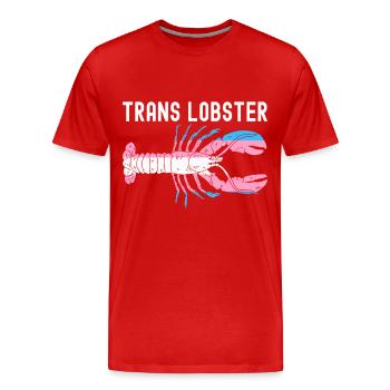 Transgender Trans LGBTQ - Männer Premium Bio T-Shirt - Rot - Vorne - Damien (186cm)