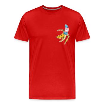 Transgender Trans LGBTQ - Männer Premium Bio T-Shirt - Rot - Vorne - Damien (186cm)