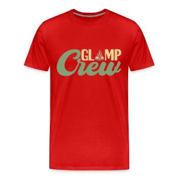 Glamping Glamper - Männer Premium Bio T-Shirt - Rot - Vorne - Damien (186cm)