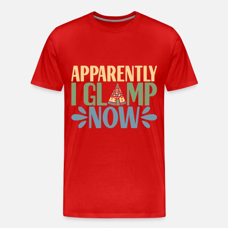 Glamping Glamper - Männer Premium Bio T-Shirt - Rot