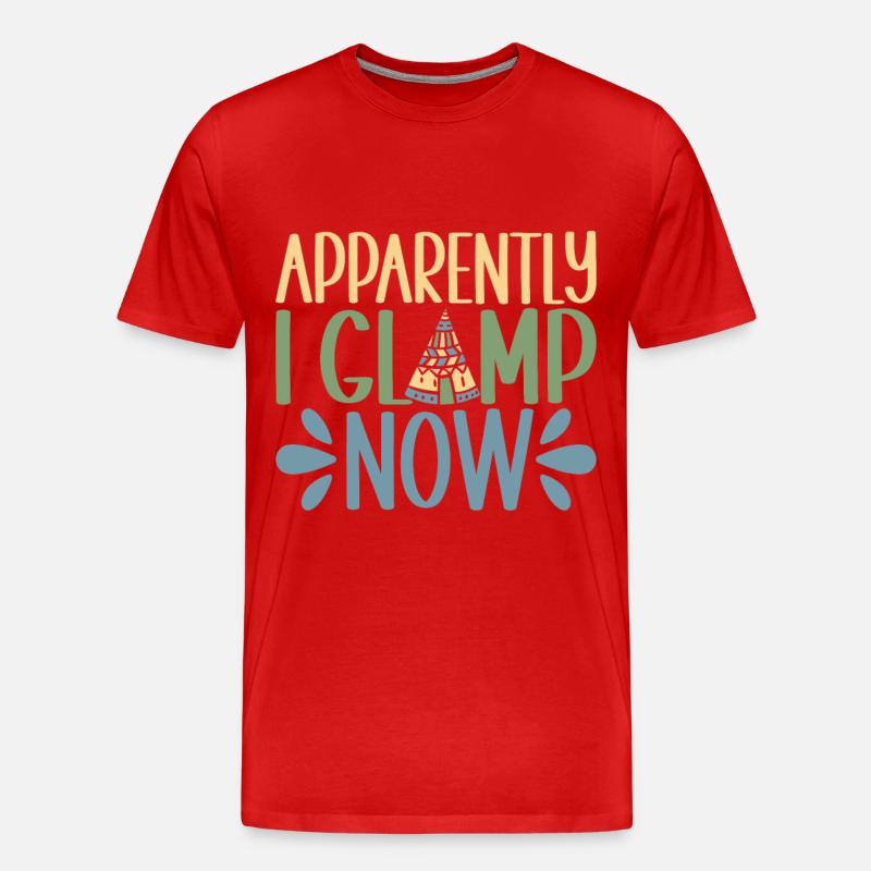 Glamping Glamper - Männer Premium Bio T-Shirt - Rot