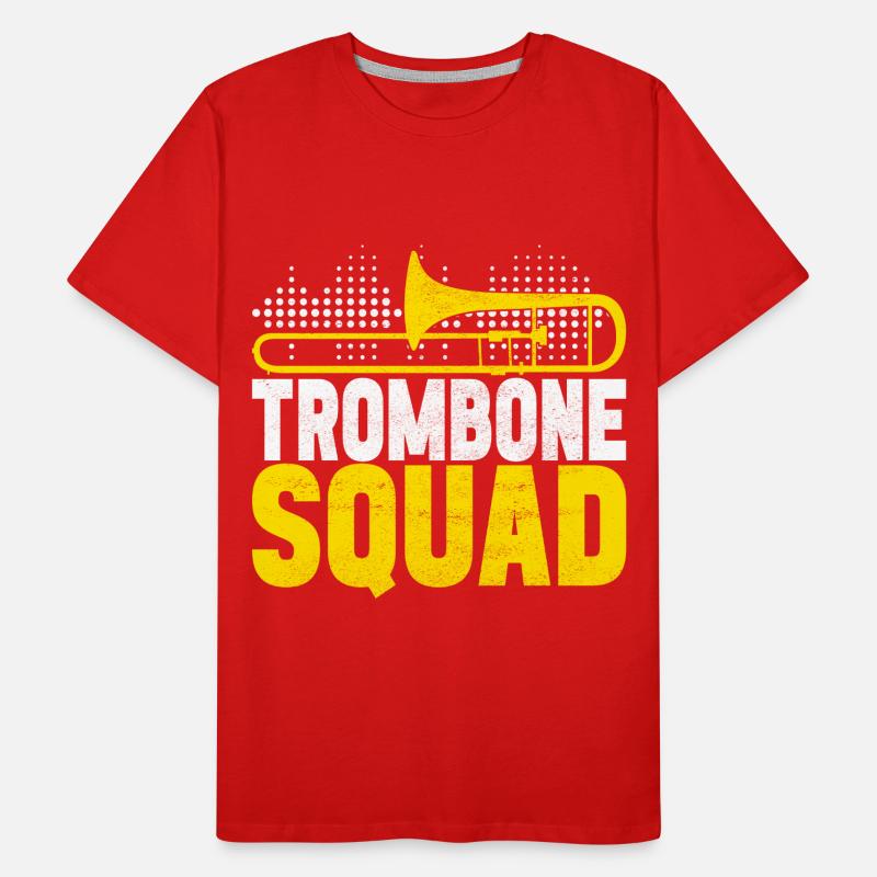Posaune Trombone Männer Premium Bio T-Shirt