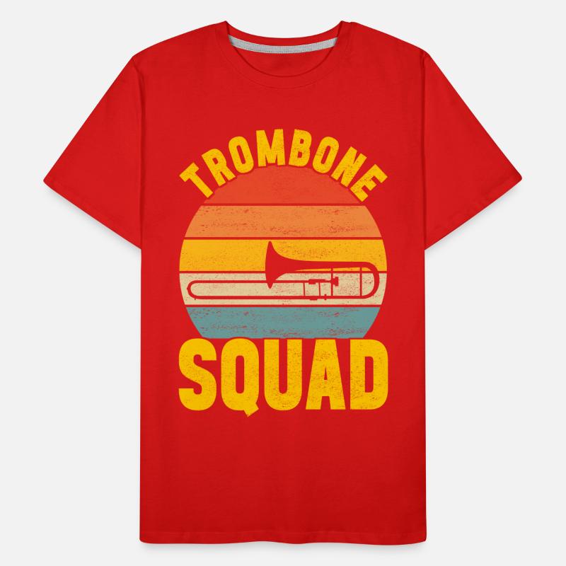 Posaune Trombone Männer Premium Bio T-Shirt
