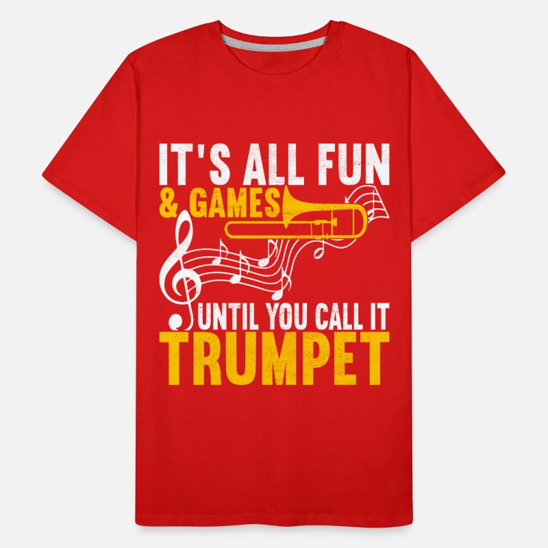Posaune Trombone Men's Premium Organic T-Shirt
