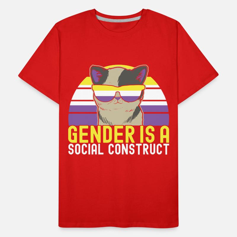 Non Binary Pride Genderqueer Männer Premium Bio T-Shirt