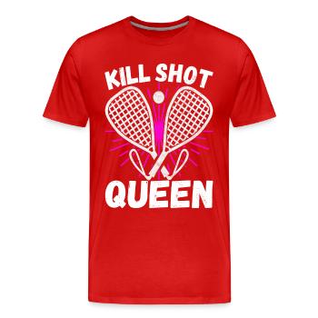 Racquetball Racquetball Player - Men's Premium Organic T-Shirt - red - Front - Damien (186cm)