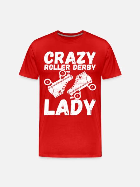 Roller derby - T-shirt bio Premium Homme - rouge