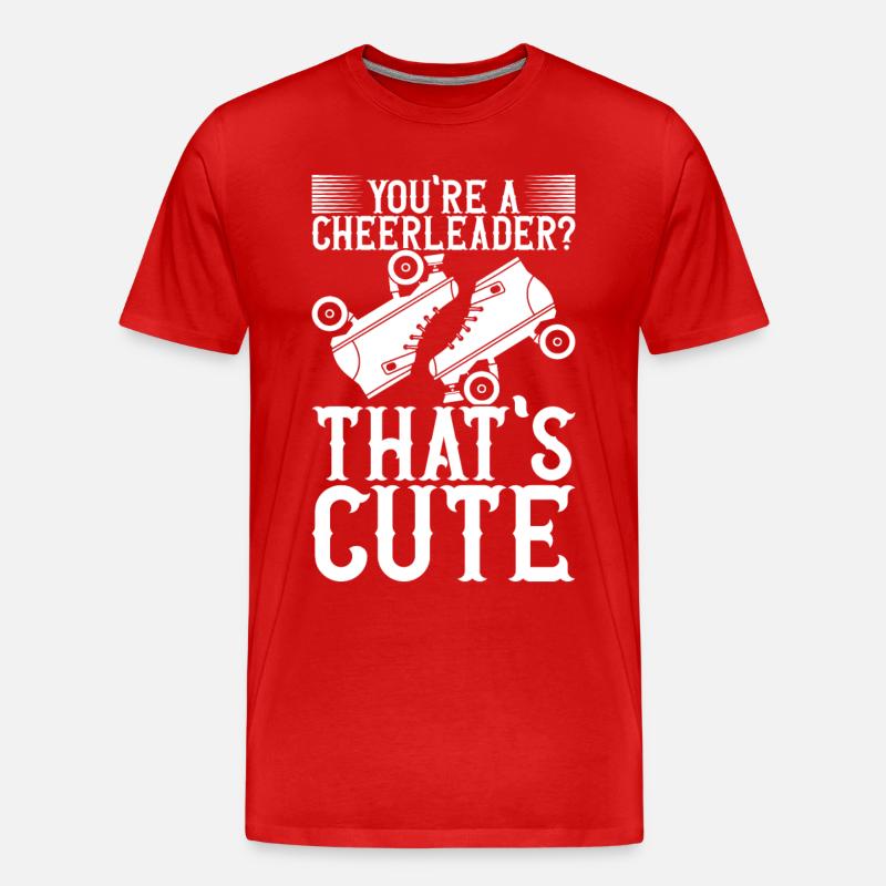 Roller Derby - Männer Premium Bio T-Shirt - Rot