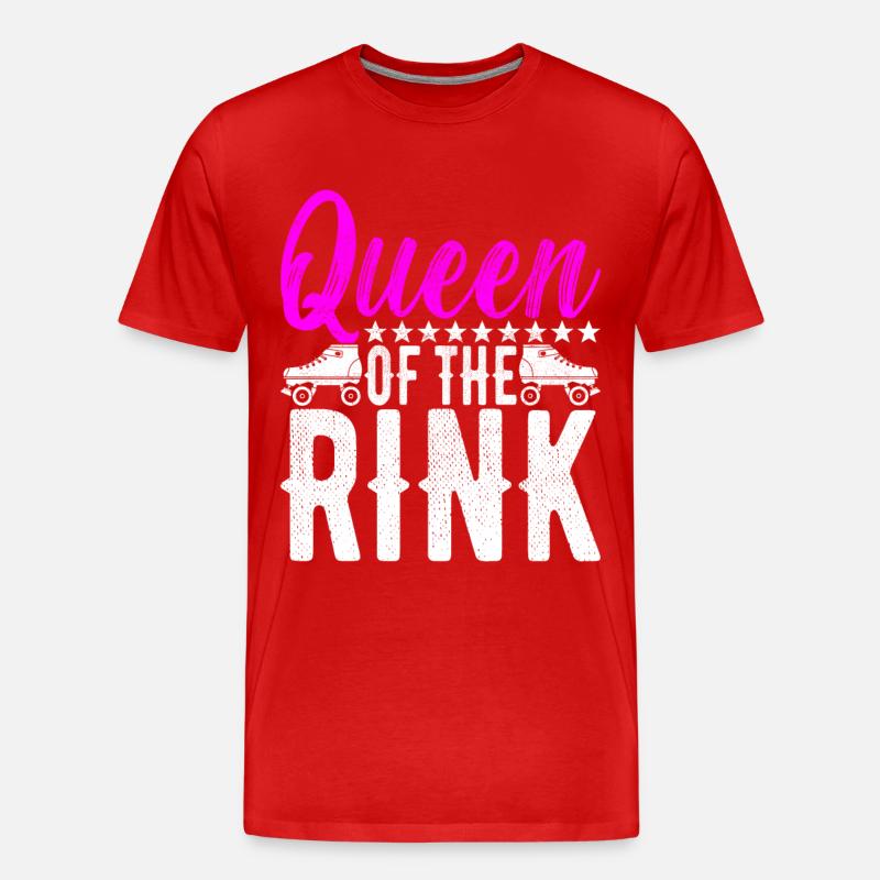 Roller Derby - Männer Premium Bio T-Shirt - Rot