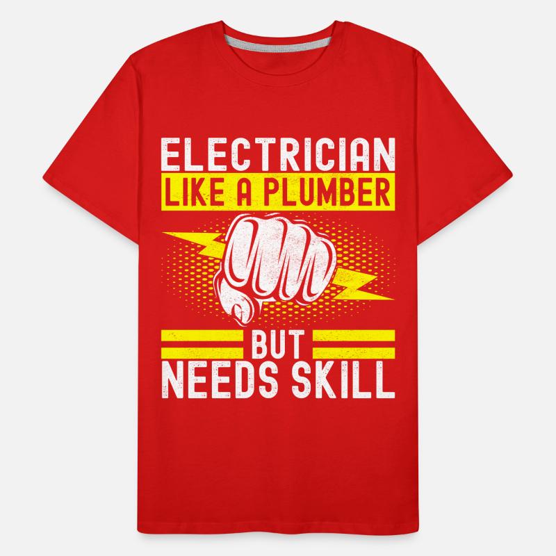 Electrician Electronics Technician Men's Premium Organic T-Shirt