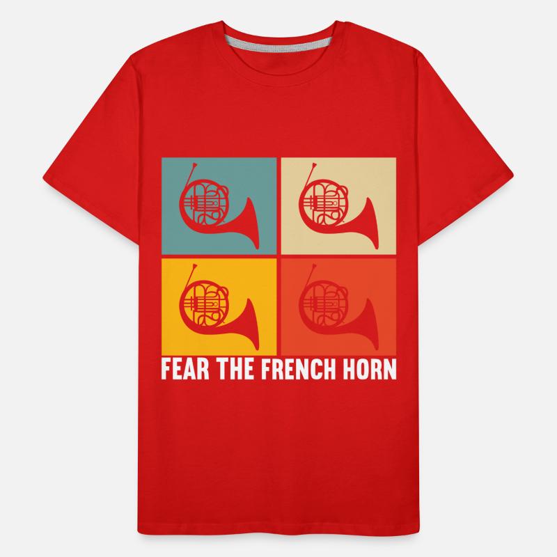 Cuivre à cor T-shirt bio Premium Homme