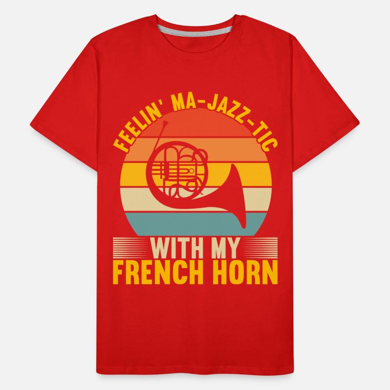 Cuivre à cor T-shirt bio Premium Homme