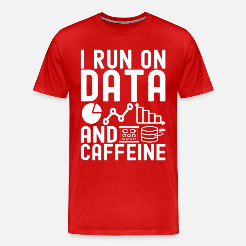 Data Science Datenanalyst - Männer Premium Bio T-Shirt - Rot