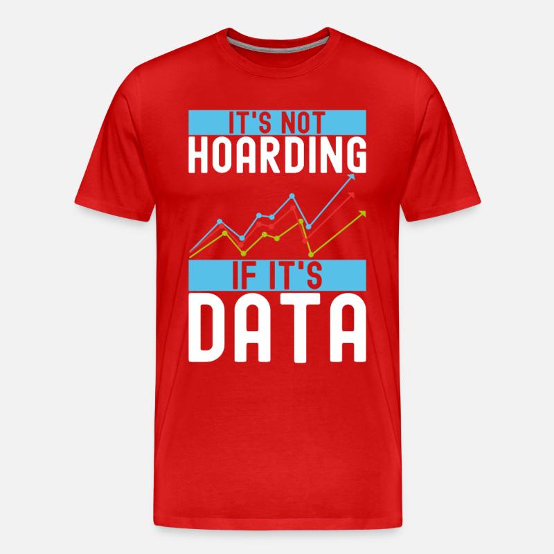 Data Science Datenanalyst - Männer Premium Bio T-Shirt - Rot