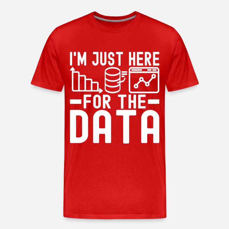 Data Science Datenanalyst - Männer Premium Bio T-Shirt - Rot