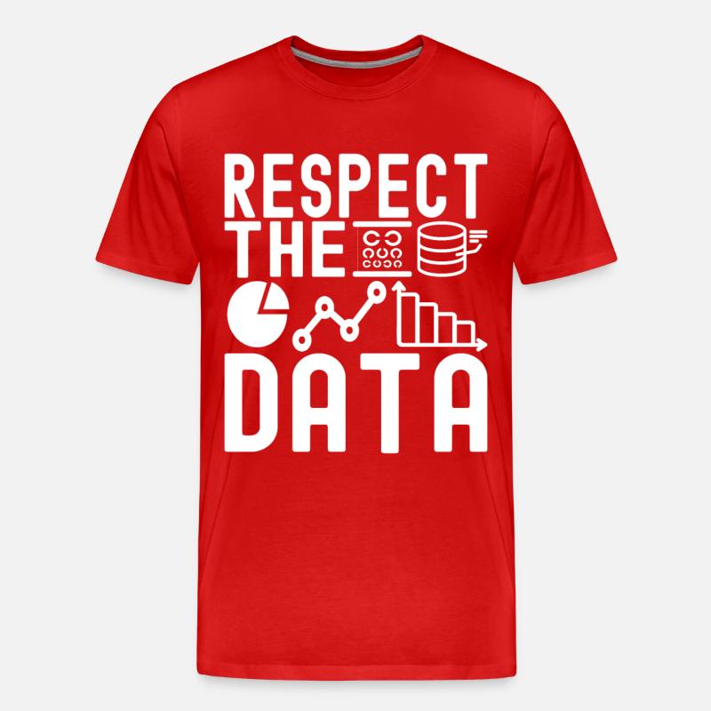 Data Science Data Analyst - Men's Premium Organic T-Shirt - red