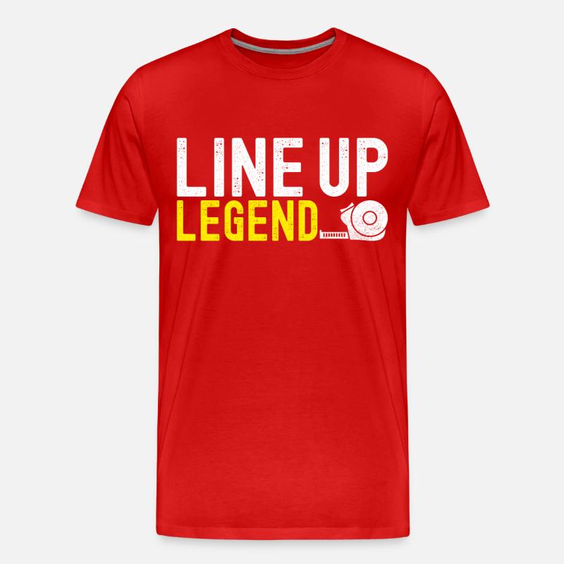 Fliesenleger Bodenleger - Männer Premium Bio T-Shirt - Rot
