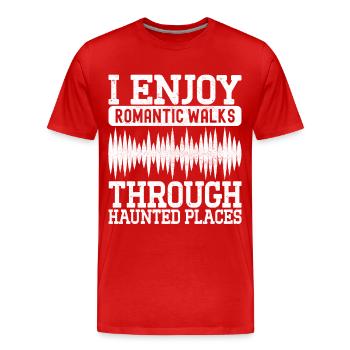 Paranormaler Ermittler Geister Jagen - Männer Premium Bio T-Shirt - Rot - Vorne - Damien (186cm)