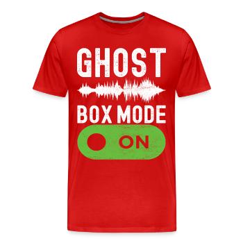 Paranormaler Ermittler Geister Jagen - Männer Premium Bio T-Shirt - Rot - Vorne - Damien (186cm)