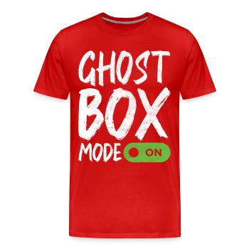 Paranormaler Ermittler Geister Jagen - Männer Premium Bio T-Shirt - Rot - Vorne - Damien (186cm)