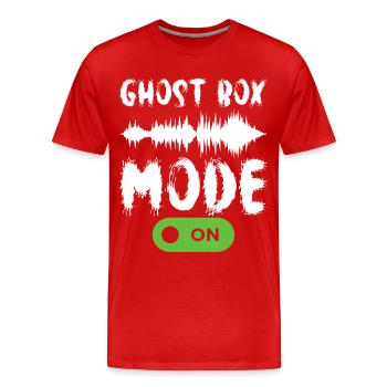 Paranormaler Ermittler Geister Jagen - Männer Premium Bio T-Shirt - Rot - Vorne - Damien (186cm)