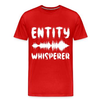 Paranormaler Ermittler Geister Jagen - Männer Premium Bio T-Shirt - Rot - Vorne - Damien (186cm)
