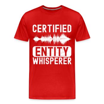 Paranormaler Ermittler Geister Jagen - Männer Premium Bio T-Shirt - Rot - Vorne - Damien (186cm)