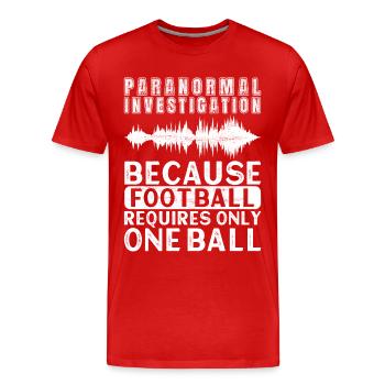 Paranormaler Ermittler Geister Jagen - Männer Premium Bio T-Shirt - Rot - Vorne - Damien (186cm)