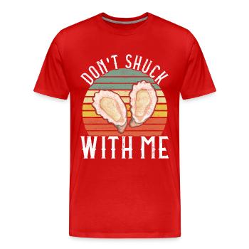 Oysters Oyster Lovers - Men's Premium Organic T-Shirt - red - Front - Damien (186cm)