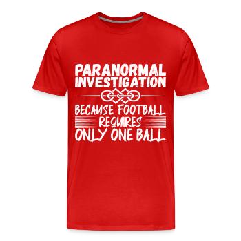 Paranormaler Ermittler Geister Jagen - Männer Premium Bio T-Shirt - Rot - Vorne - Damien (186cm)