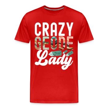 Geologe Geologie - Männer Premium Bio T-Shirt - Rot - Vorne - Damien (186cm)