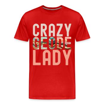 Geologe Geologie - Männer Premium Bio T-Shirt - Rot - Vorne - Damien (186cm)
