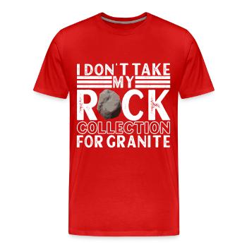 Geologe Geologie - Männer Premium Bio T-Shirt - Rot - Vorne - Damien (186cm)