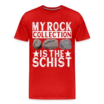Géologue Géologie - T-shirt bio Premium Homme - rouge - Devant - Damien (186cm)