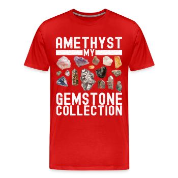 Geologe Geologie - Männer Premium Bio T-Shirt - Rot - Vorne - Damien (186cm)